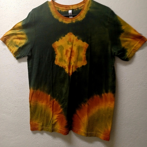Rasta tie dye t-shirt, L 100% cotton, NEW - Picture 2 of 7